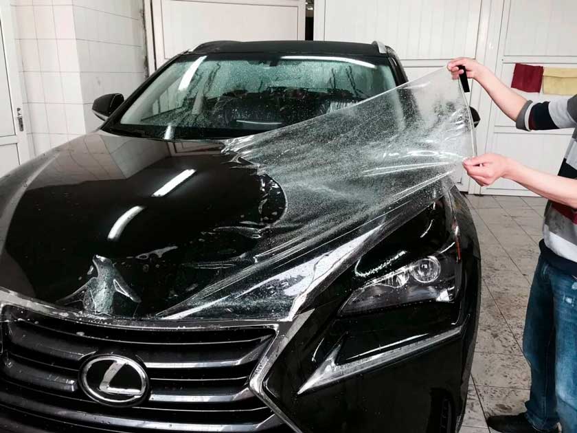 Нанесение защитной пленки на Lexus